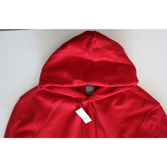 GAP 829202-01 Men's Sz Medium Red Vintage Soft Fleece Pullover Hoodie - Picture 6 of 8